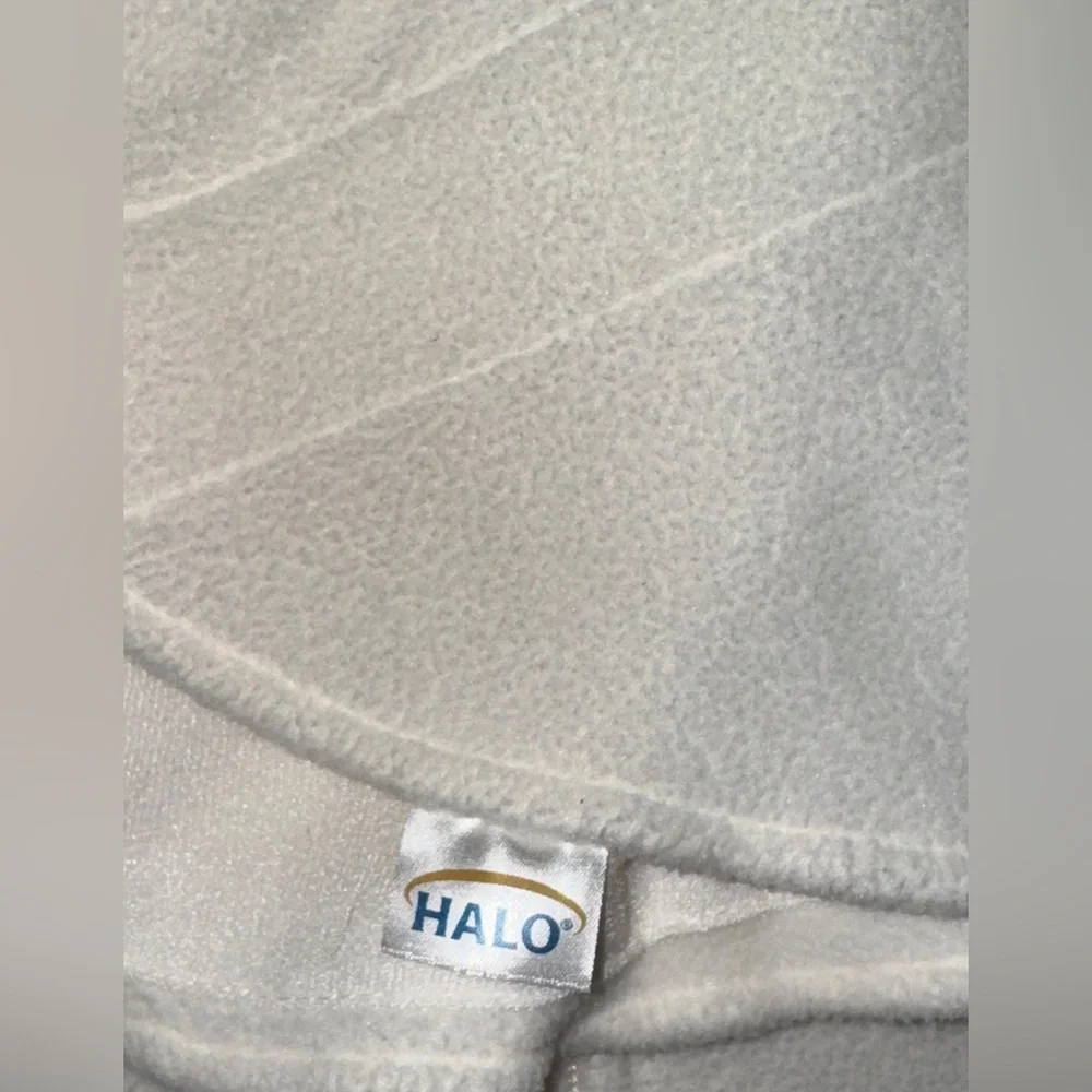 Halo Cream Fleece Swaddle SleepSack 3-6M EUC - Picture 3 of 6